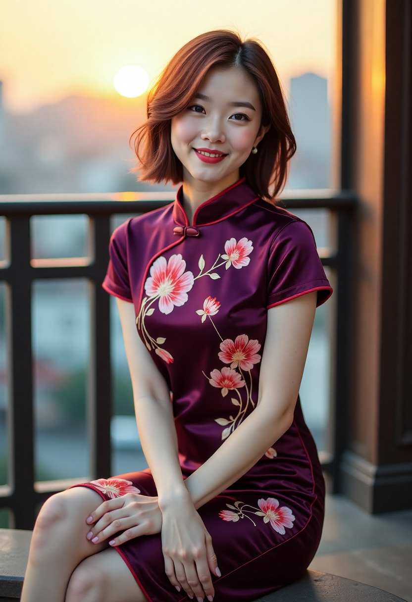 梁园暮色与春日庭院的诗意影像